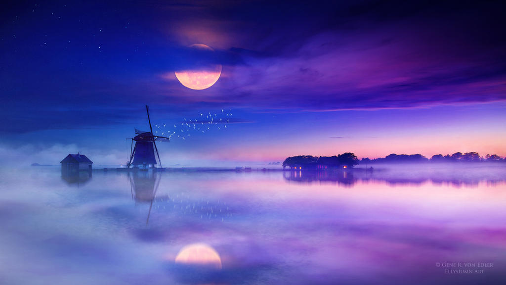 The blue mill by Ellysiumn