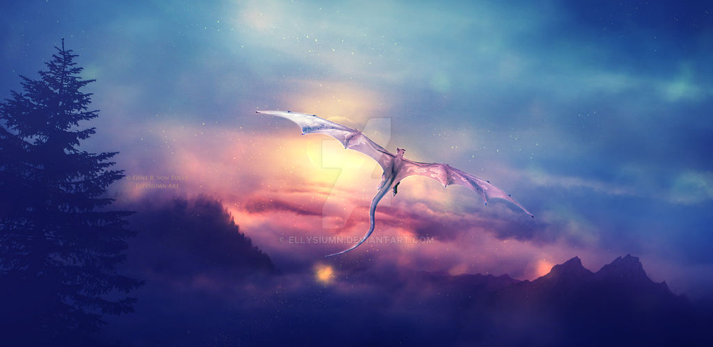 The last dragon by Ellysiumn