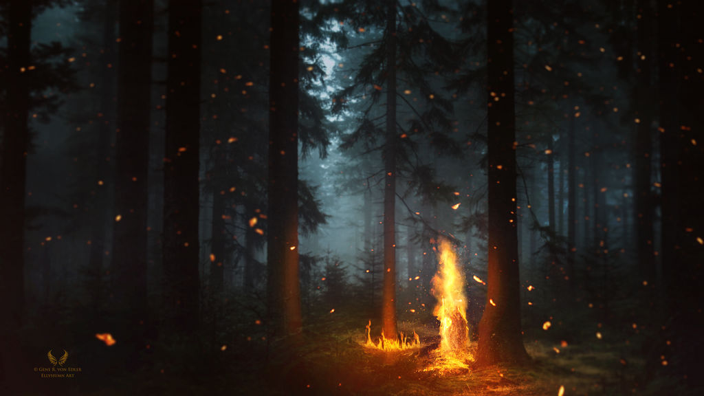 Fire Spirit by Ellysiumn