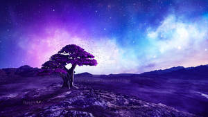 The purple Tree