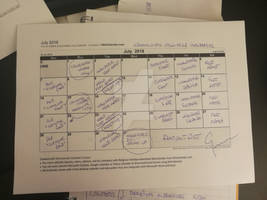 My monthly work in DeviantArt