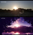 Magical Sunset mosaic by Ellysiumn