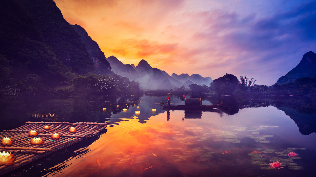 Lotus Lake by Ellysiumn on DeviantArt