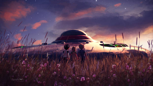 A UFO in the meadow ~ Daily Deviation