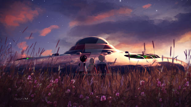 A UFO in the meadow ~ Daily Deviation