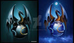 Protective Dragon mosaic by Ellysiumn