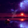 Ethereal sunset