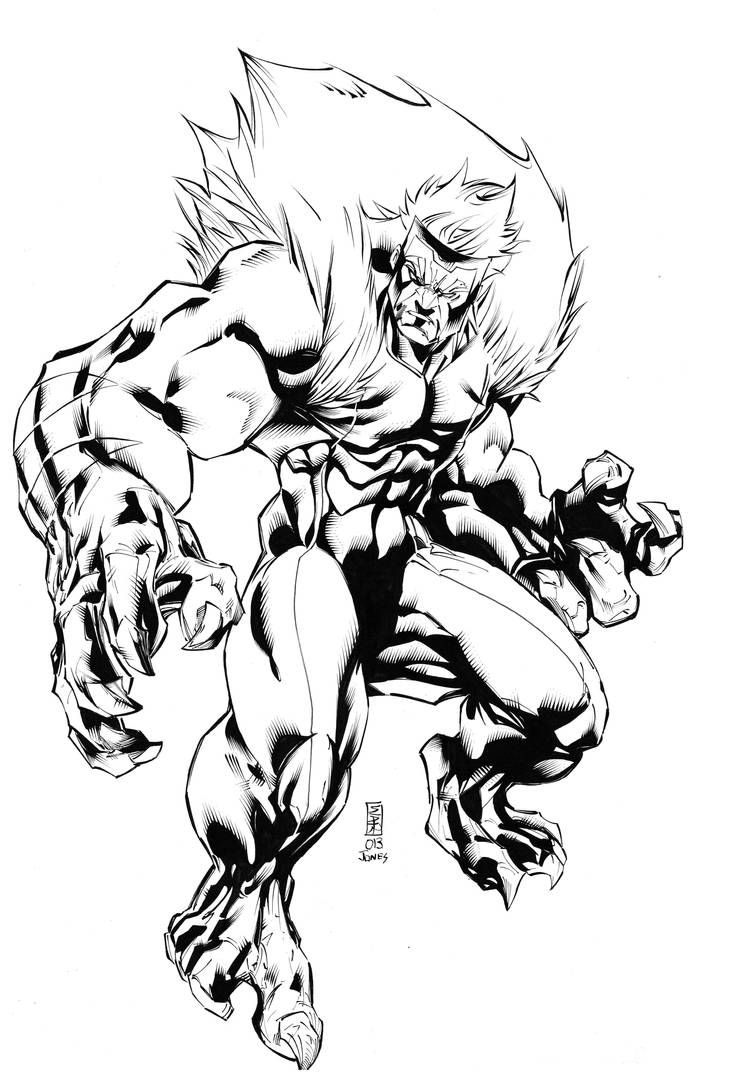 Sabertooth by benjonesart on DeviantArt