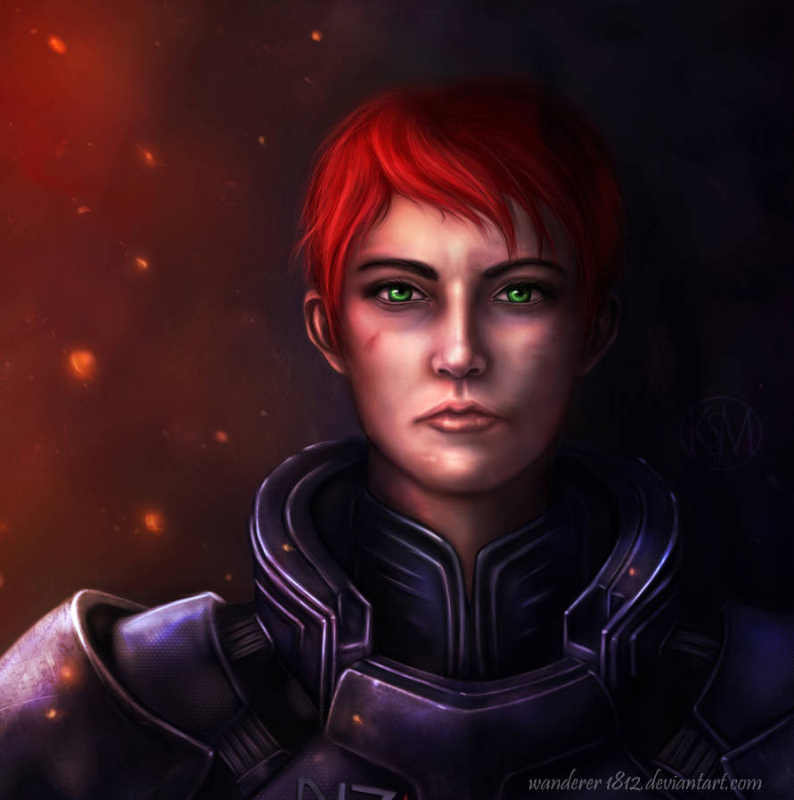 Commander Shepard by wanderer1812 on DeviantArt