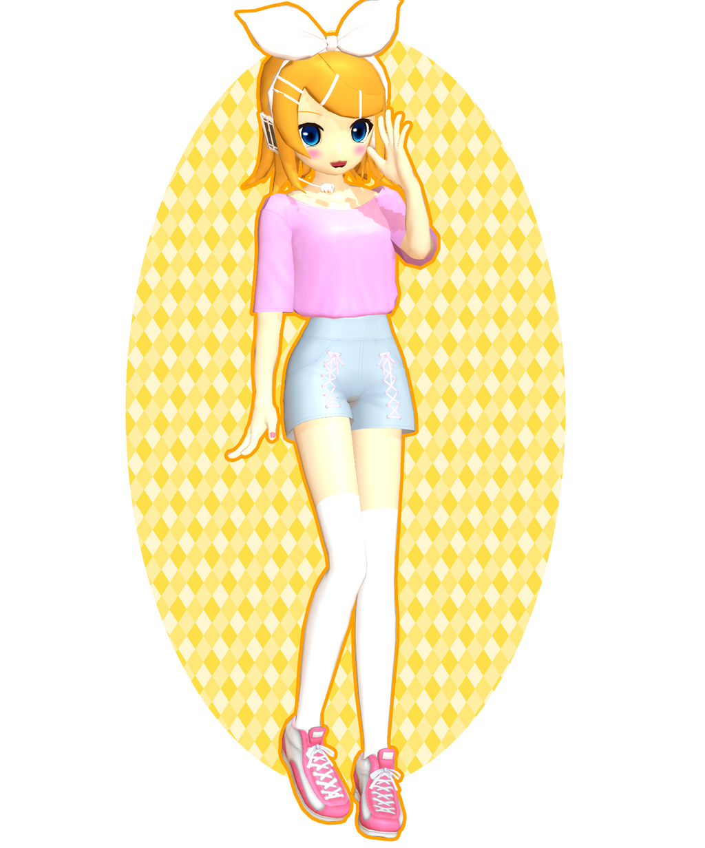 .:MMD:. Rin Giza Casual by Gabriela6693 on DeviantArt