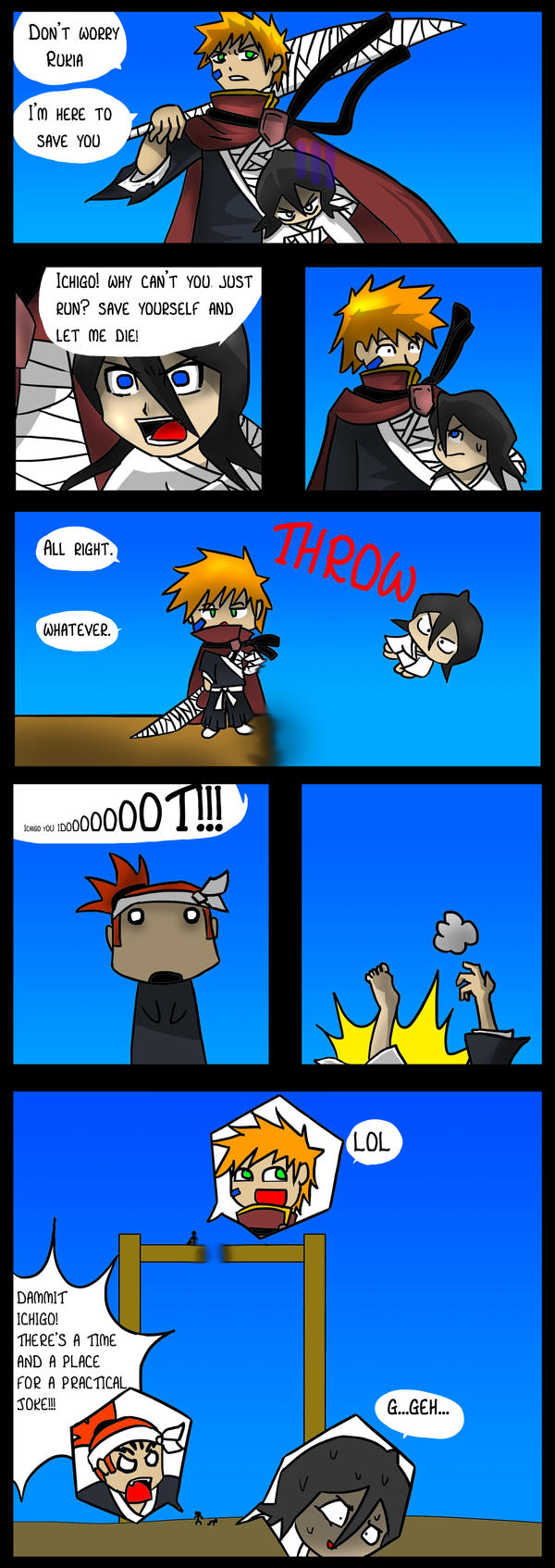 Bleach: Lets save Rukia by DukeStewart on DeviantArt