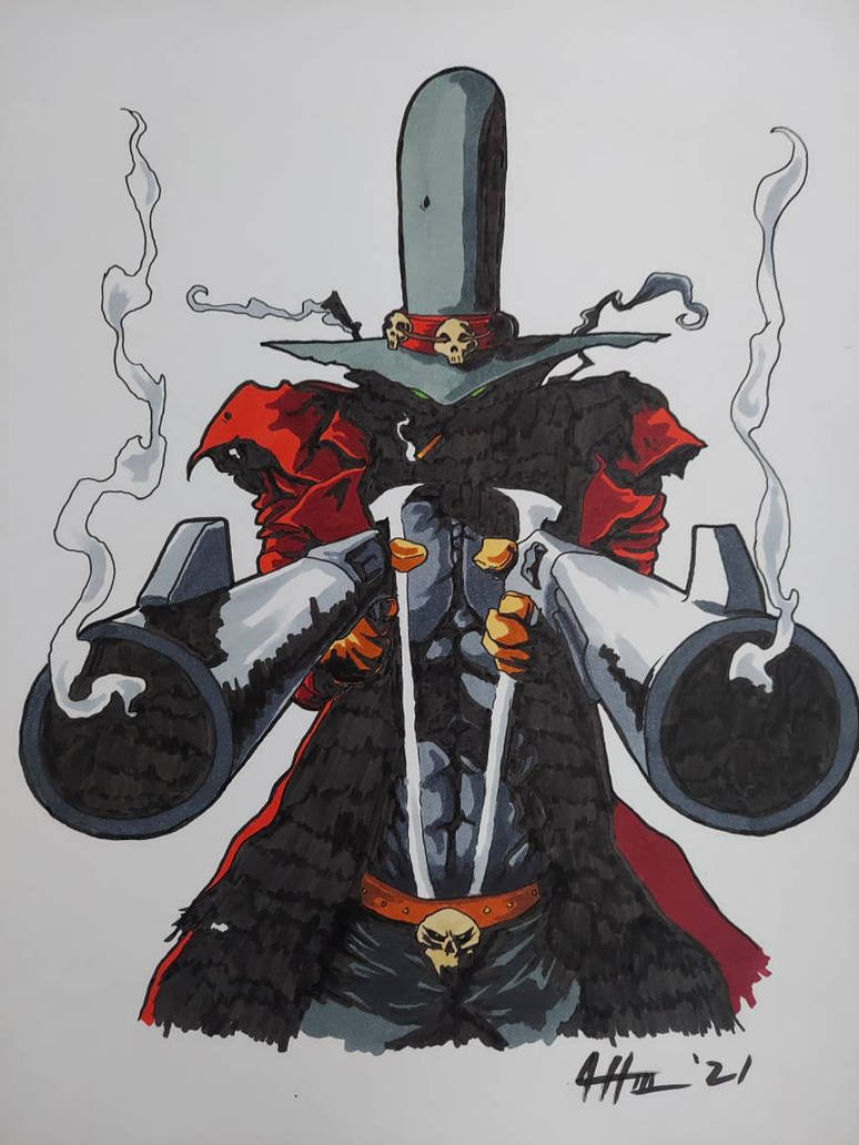 Spawn with the guns. by jameshawkinsArt on DeviantArt