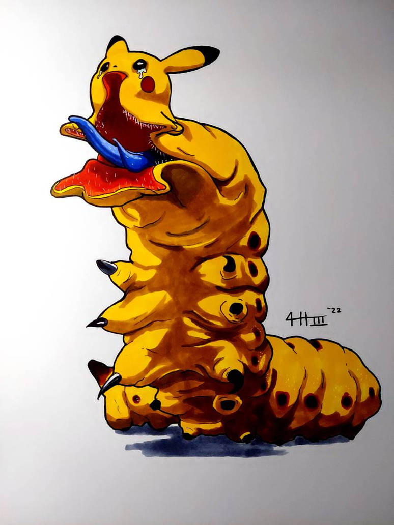 *Pikachu is now a bug type* by jameshawkinsArt on DeviantArt