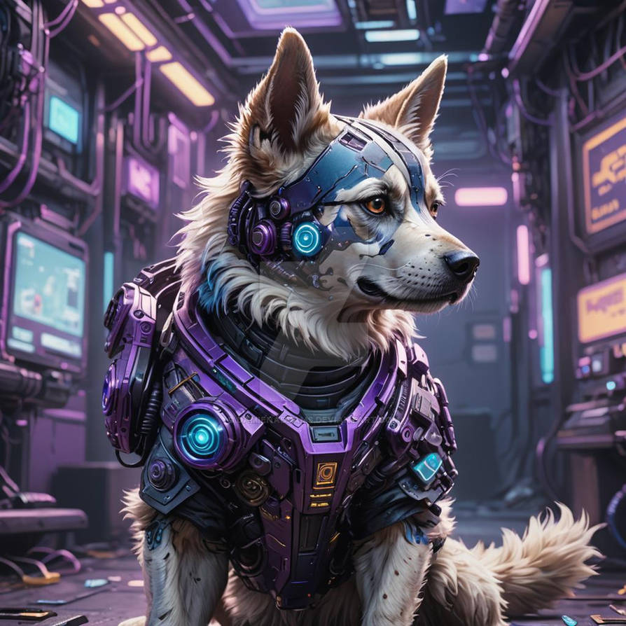 Cyborg Rottweiler Cyborg Dog by DamienAddams on DeviantArt