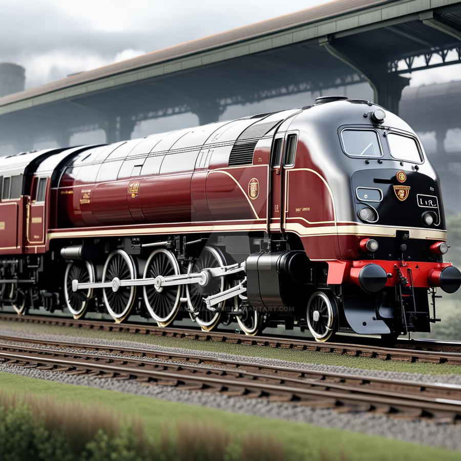 Deviantart Train Engine Royal Locomotive by DamienAddams on DeviantArt