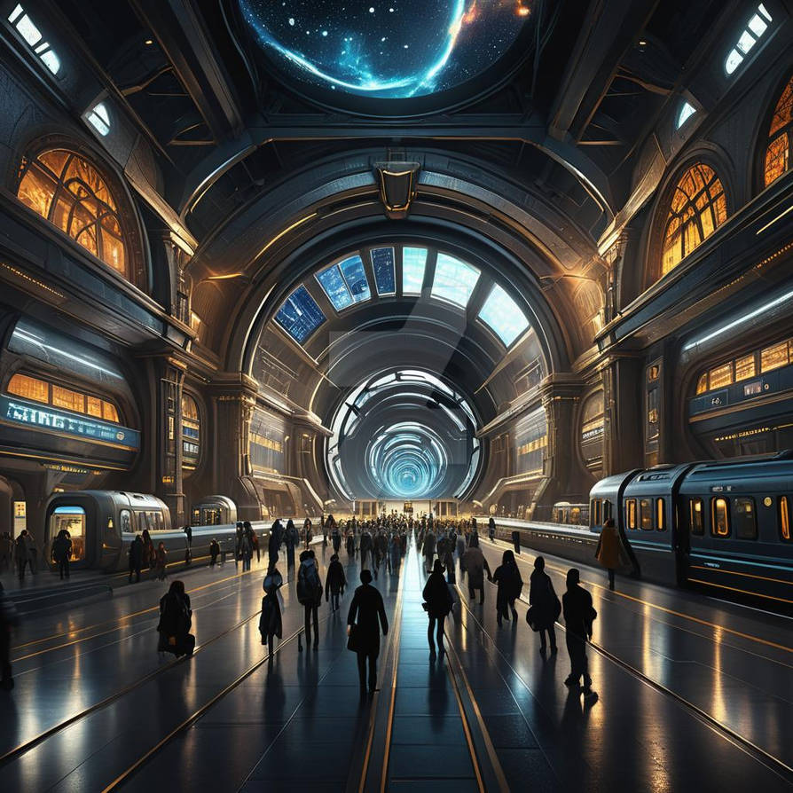 Interdimensional Train Station by DamienAddams on DeviantArt