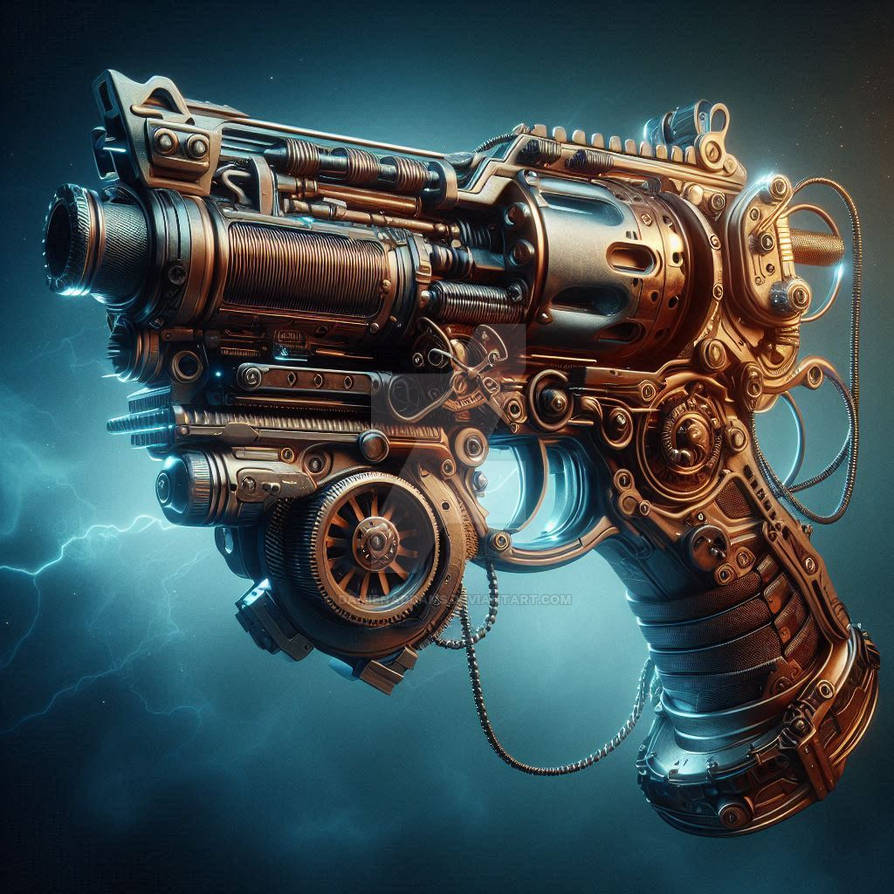 Clockpunk Revolver Steampunk Revolver by DamienAddams on DeviantArt