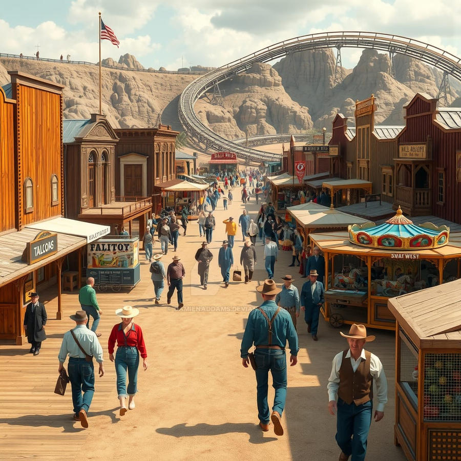 Wild West Theme Park Detail By DamienAddams On DeviantArt wild-west-theme-park-detail-by-damienaddams-on-deviantart