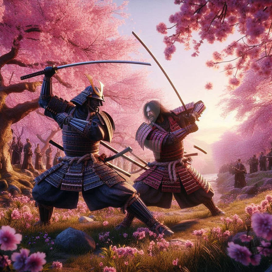 Samurai Parallel All Races Samurai duel by DamienAddams on DeviantArt