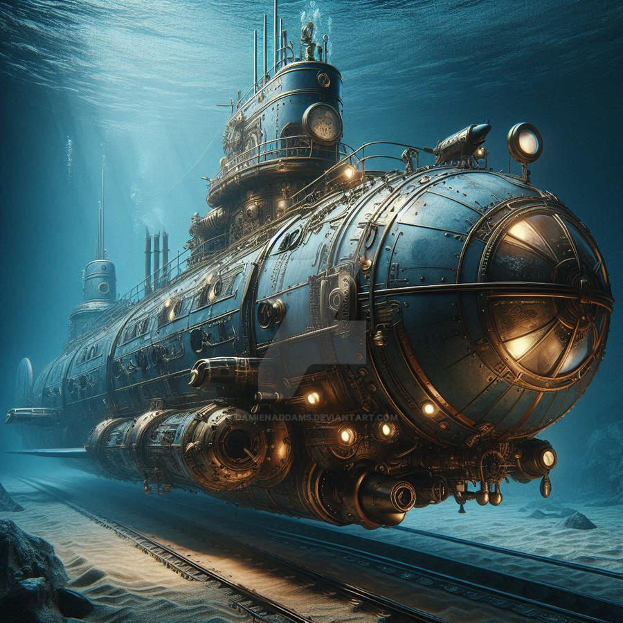 Steampunk Submarine by DamienAddams on DeviantArt