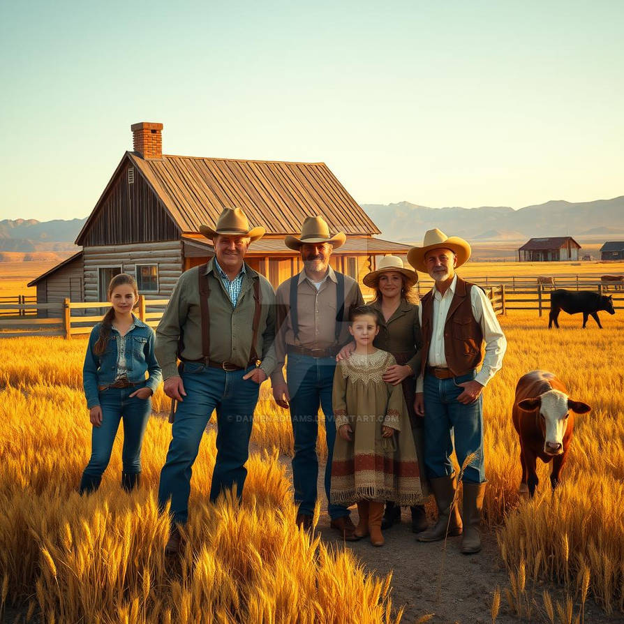 Country Farm Family by DamienAddams on DeviantArt