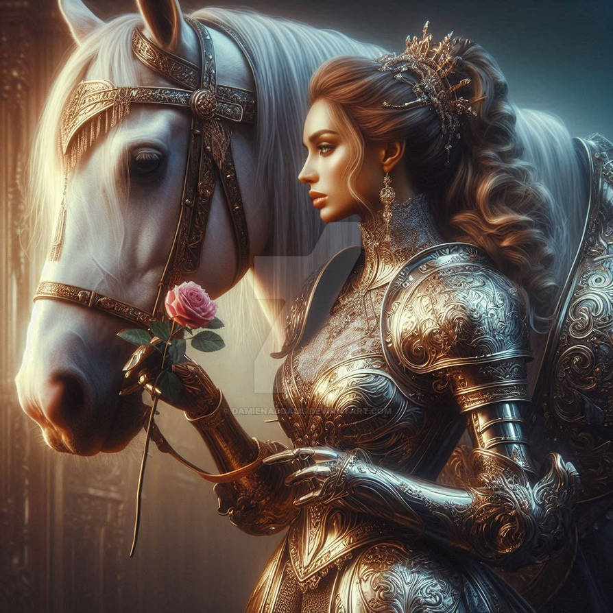 Knight Riger Girl Knight Girl by DamienAddams on DeviantArt
