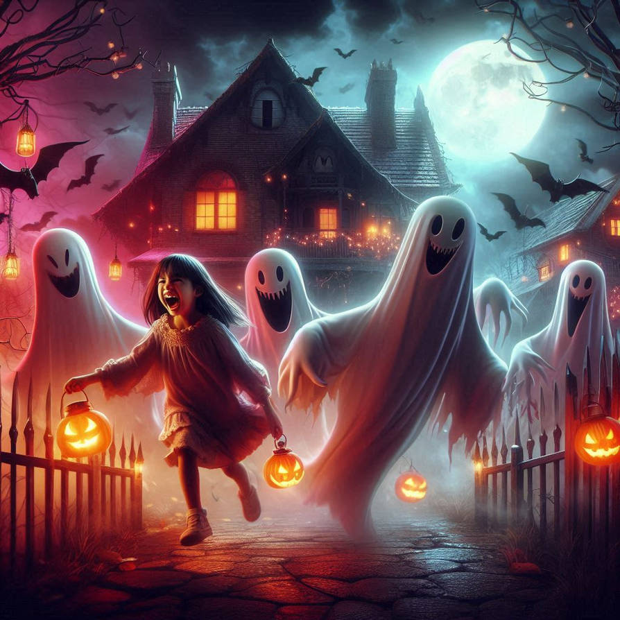Disgausting Ghost Giggling ghosts #gigglingghosts by DamienAddams on DeviantArt