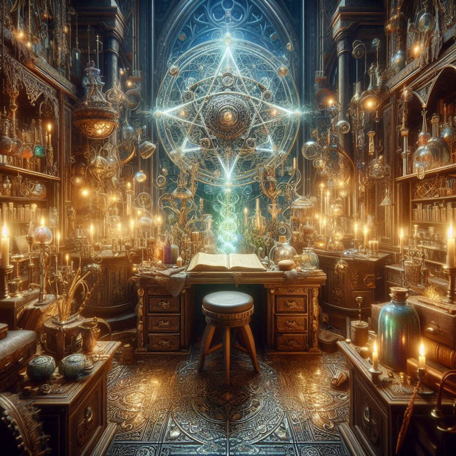 Arcane laboratory by DamienAddams on DeviantArt