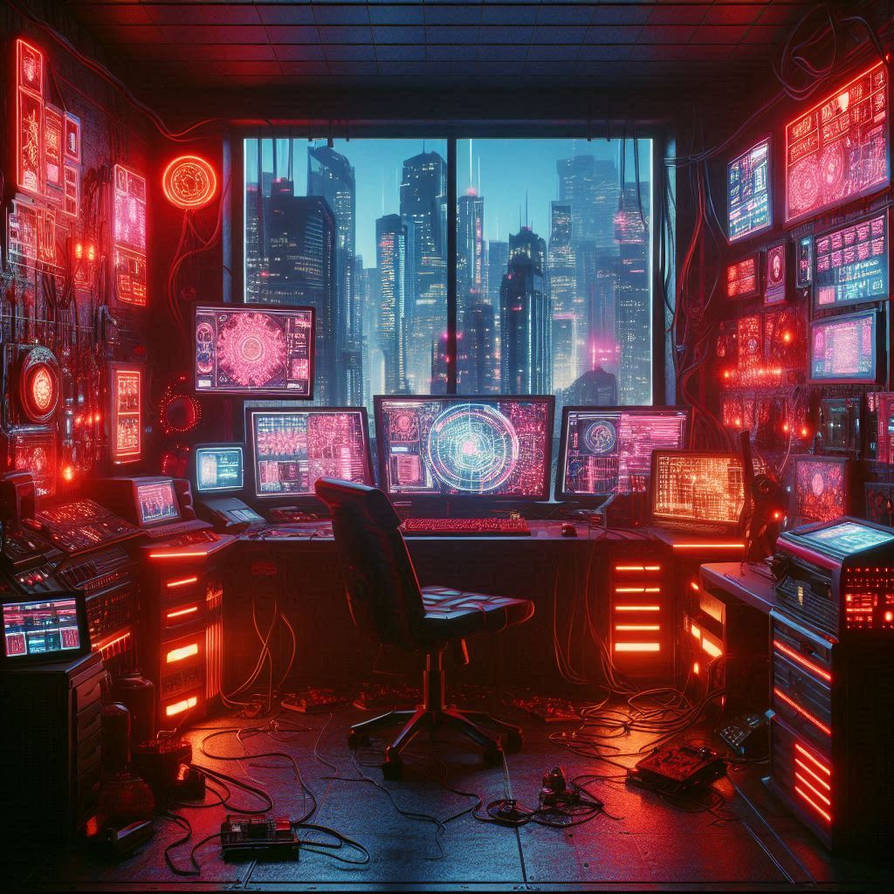 Hacker Room Animation A Hacker Room by DamienAddams on DeviantArt