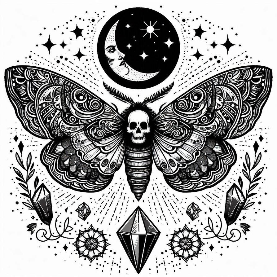 Moth Ascii A Moth Logo by DamienAddams on DeviantArt