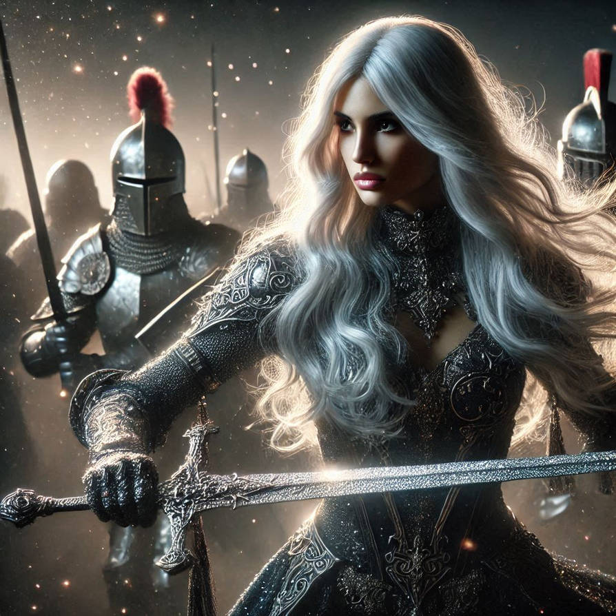 Knight Riger Girl Knight Girl by DamienAddams on DeviantArt