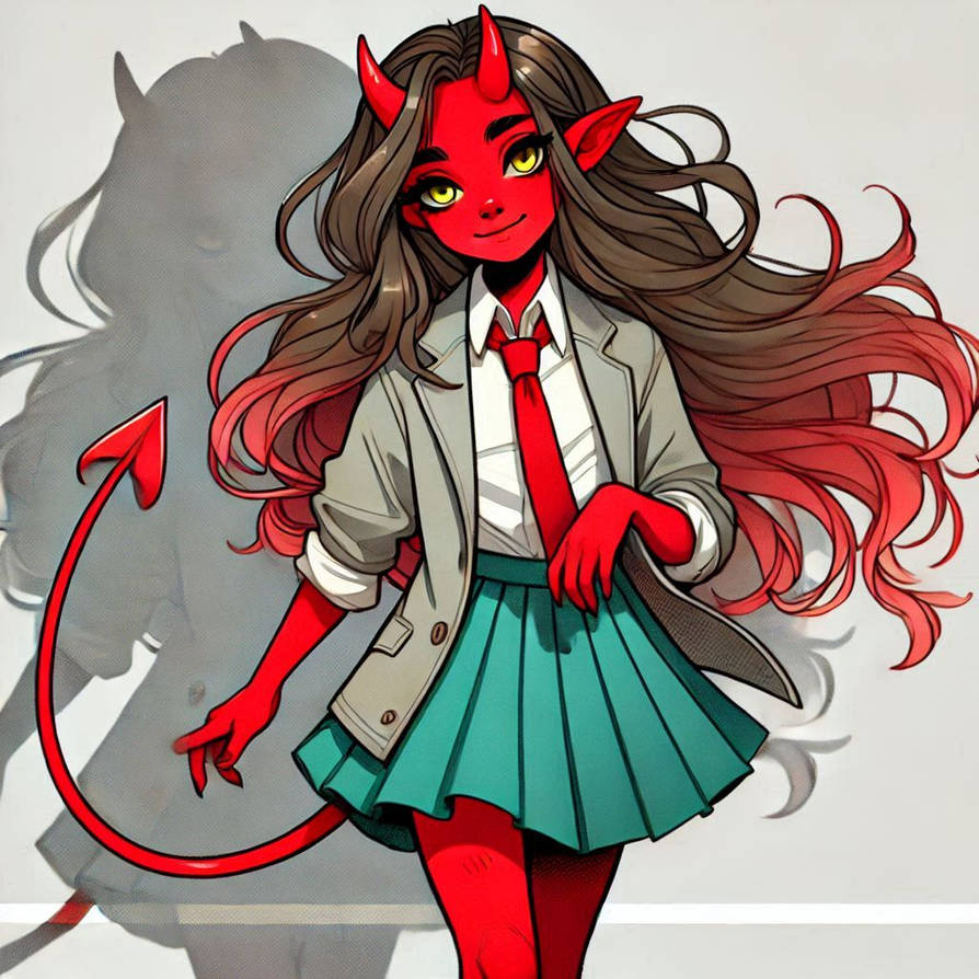 A Devil Girl by DamienAddams on DeviantArt