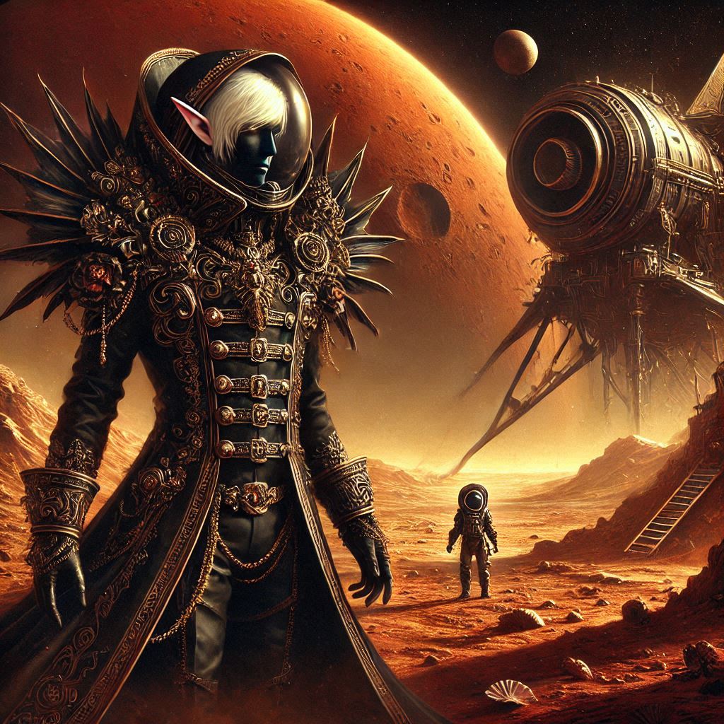 Alien Elf Space Elf by DamienAddams on DeviantArt