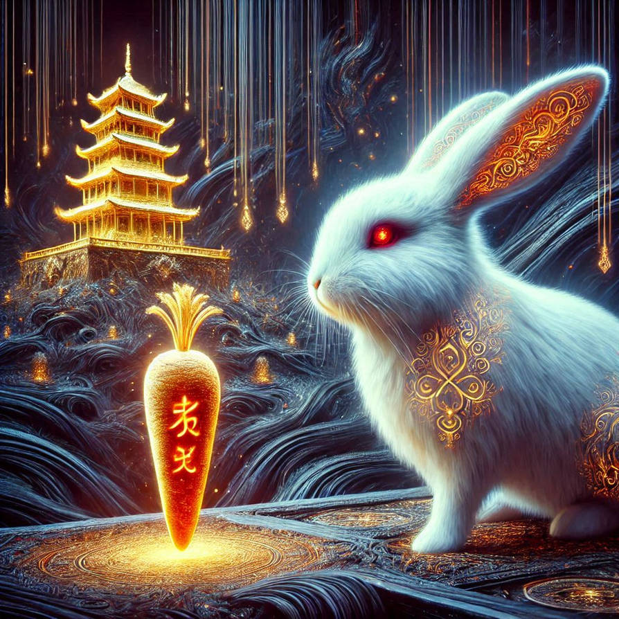 Mystic Rabbit by DamienAddams on DeviantArt