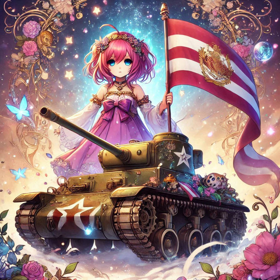 Animation Tank Female Anime Girl And Tank by DamienAddams on DeviantArt