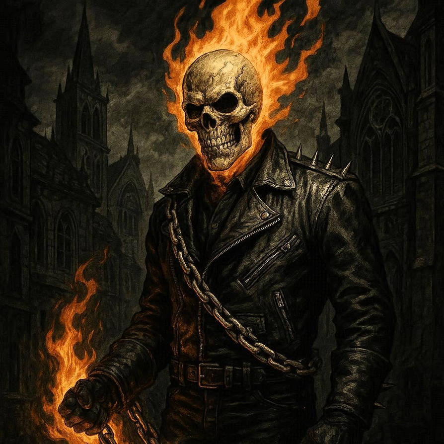 Ghost Rider Side Ghost Rider Scene by DamienAddams on DeviantArt