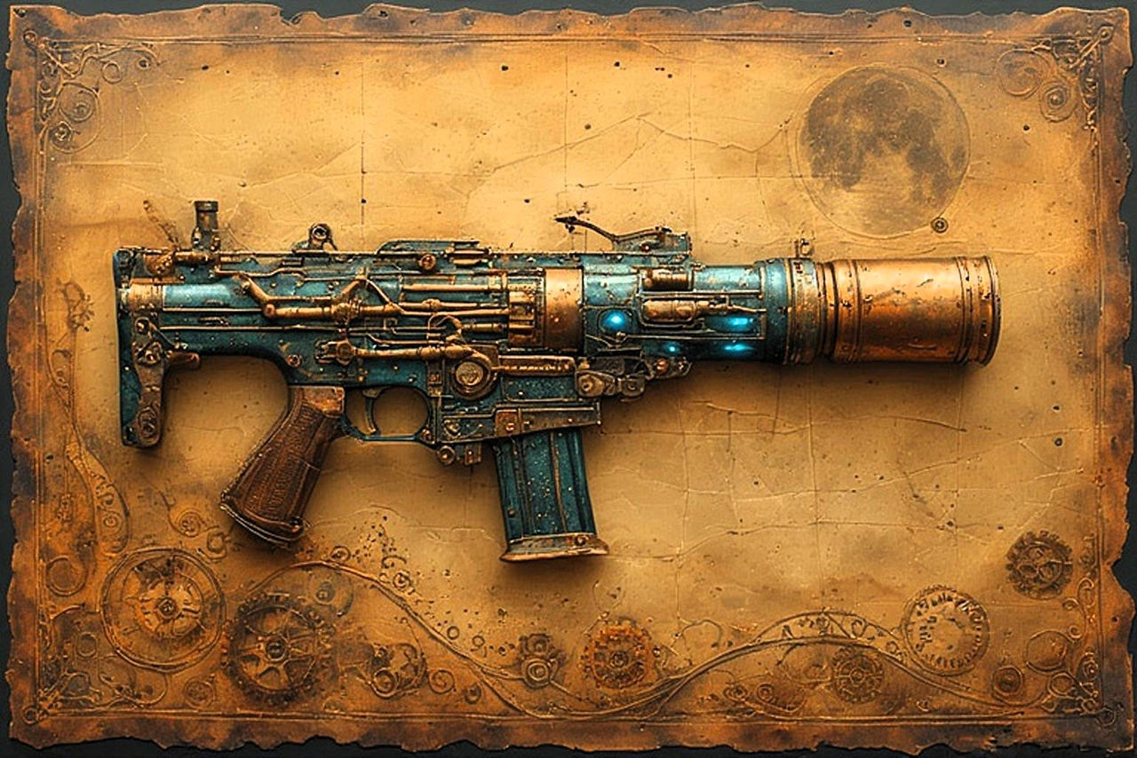 Holy Rifle Deviantart Assault Steam Rifle by DamienAddams on DeviantArt