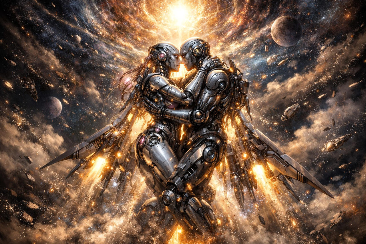 Cyborg Having Fun Cyborg Lovers by DamienAddams on DeviantArt