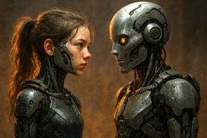 Cyborg And Robot