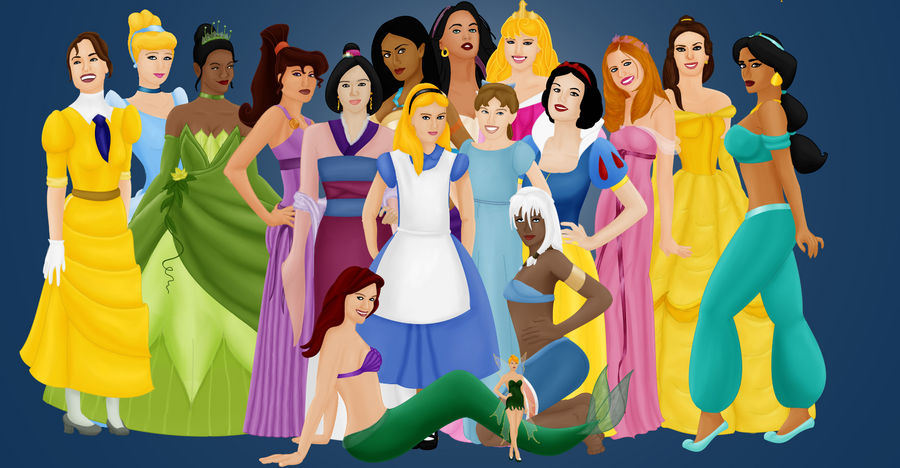 Disney Women by FalseDisposition on DeviantArt