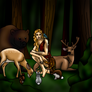 Commission: Elfriede in the Wild