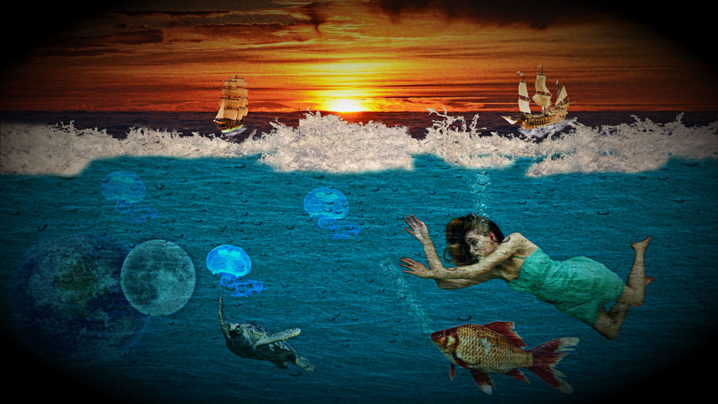 Planet under water by suedseeengel