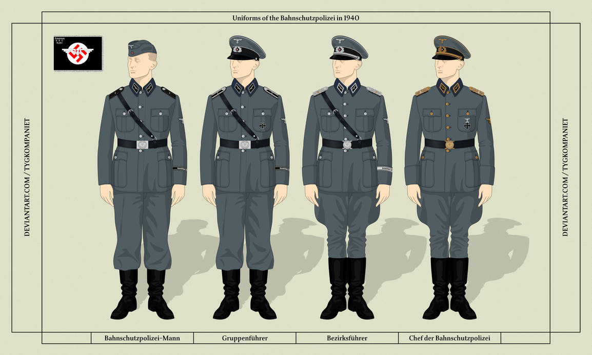 Railway Protection Police Uniforms in 1940 by Tygkompaniet on DeviantArt