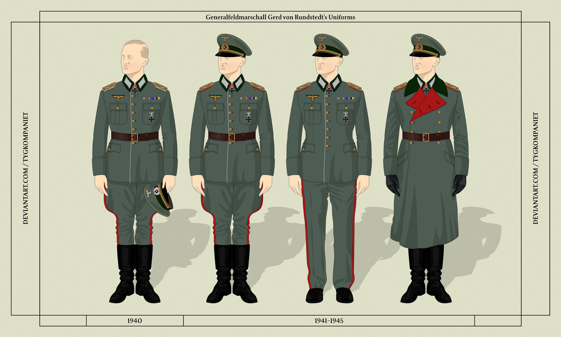 Gerd von Rundstedt's Uniforms by Tygkompaniet on DeviantArt