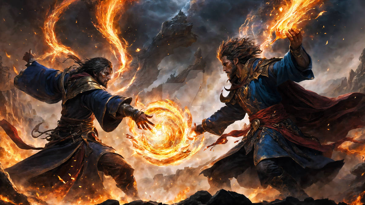 2 Wizards Duel of The Wizards by SubarashiiYoko on DeviantArt
