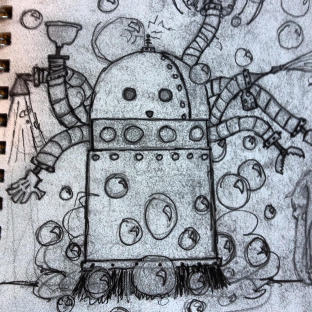 The Clean-Bot 5000 by B-ToWN139 on DeviantArt