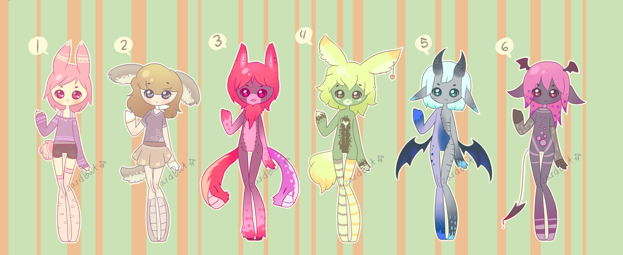 Humans, Anthros, and Demons Adopts (Closed)