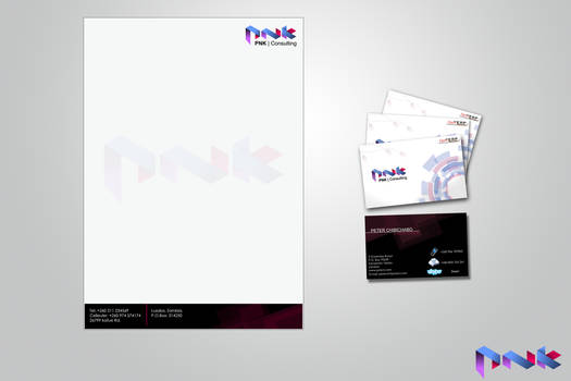 PNK business cards,letter head