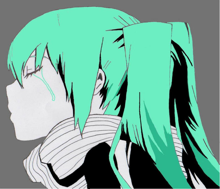 Miku Crying Reference Hatsune Miku cry by Exel-Erin on DeviantArt