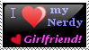 Nerdy Girlfriend Stamp by Experiment720